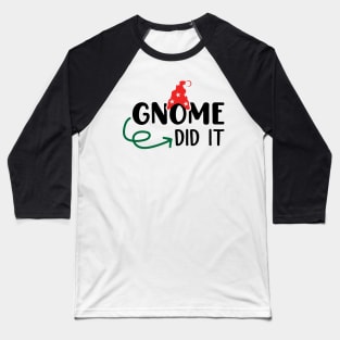 Cheeky Christmas Gnomes III Baseball T-Shirt